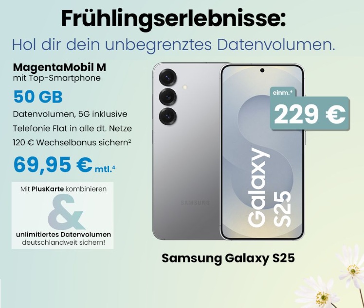 Telekom S25 M Top-Smartphone
