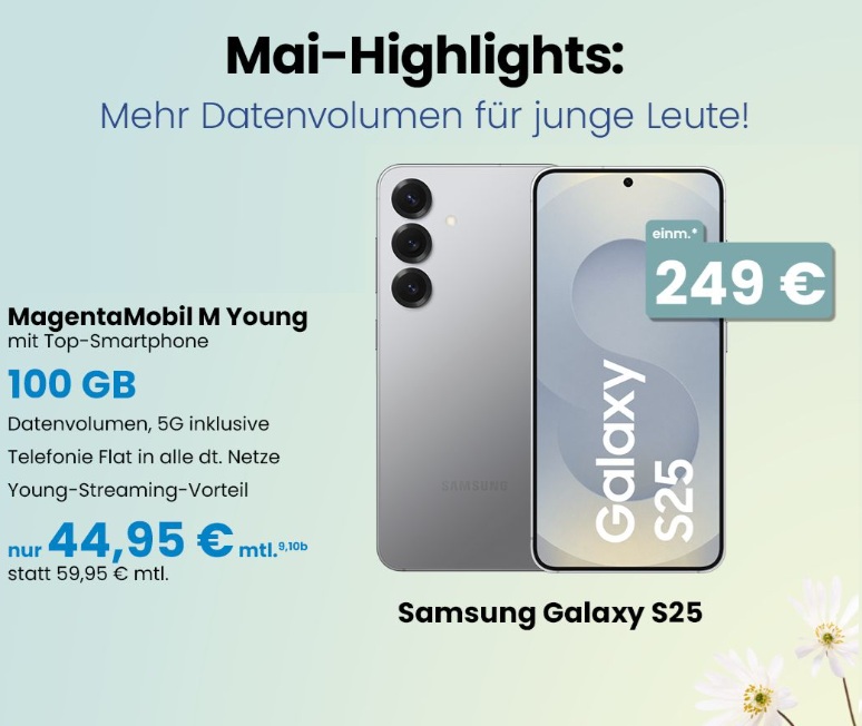 Telekom S25 Young M Top-Smartphone