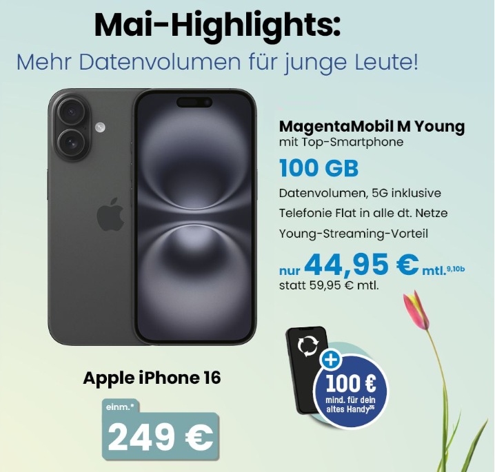 Telekom iP 16 Young M Top-Smartphone